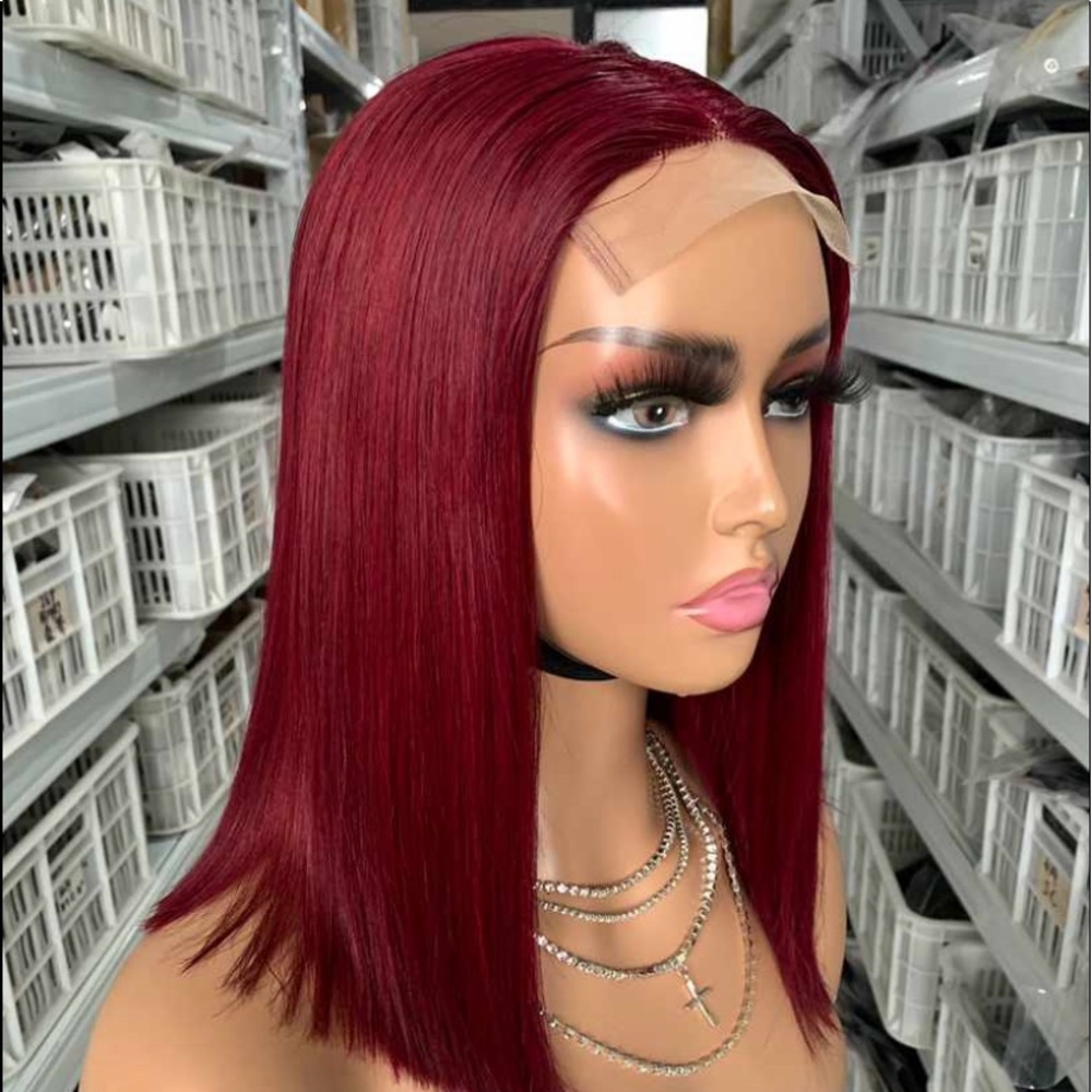 99j 12invh Bob 4*4 closure lace front wig